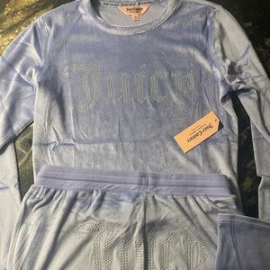 💖Purple Velour Juicy Couture Sleep Sets